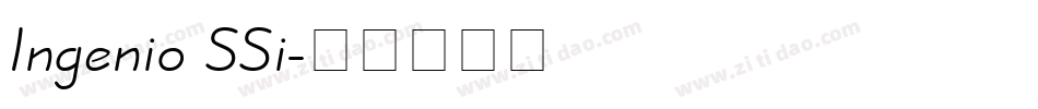 Ingenio SSi字体转换